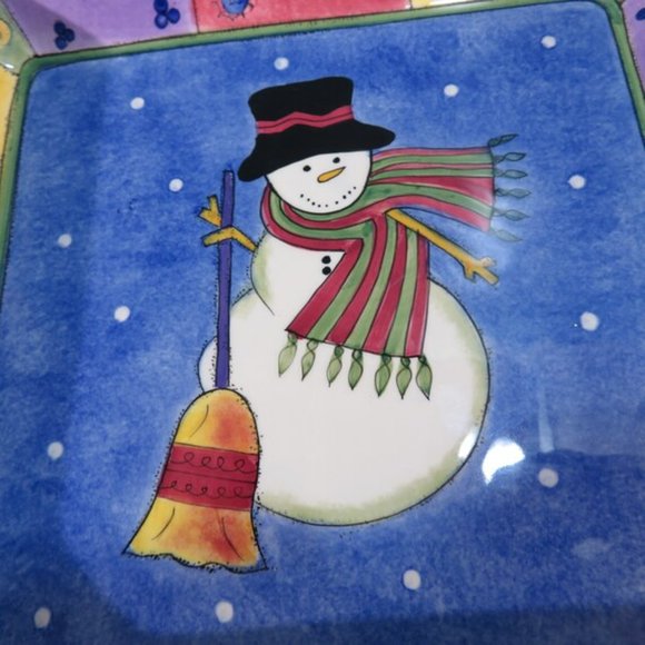 Snowman Plate by Sango designed by Sue Zipkin - Picture 7 of 9